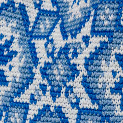 Handgefertigte Blau-Weiße Mediterrane Tasche