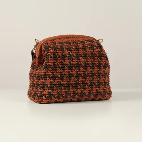 Handgefertigte Tasche in Herbstfarben